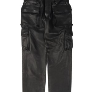 Chrome Hearts Leather 9 Pocket Cargo Pants