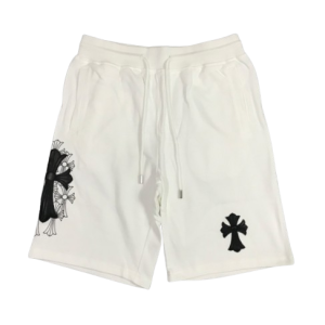 Chrome Hearts Patched White Shorts